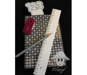 ITH Stickserie - Lesezeichen Schulkind bis 2025